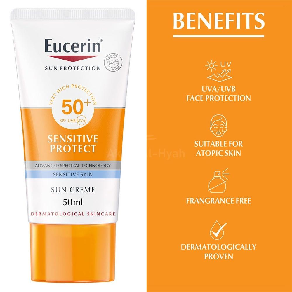 EUCERIN SPF50+ SUN CREAM FACE 50ML#43824 7