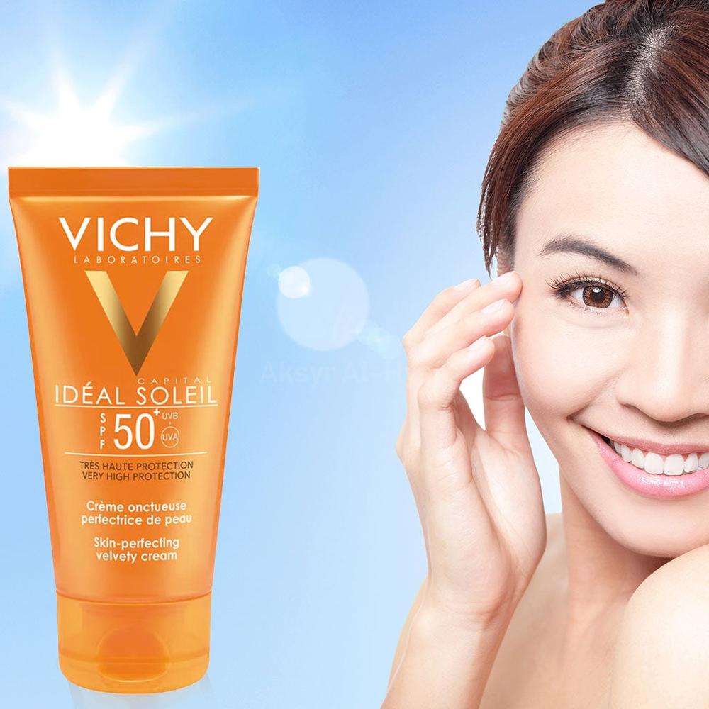 OFFER VICHY (1+1)IDEAL SOL.SPF50 SKIN PERF.VEL.CREAM 50ML(FM0022492) 2