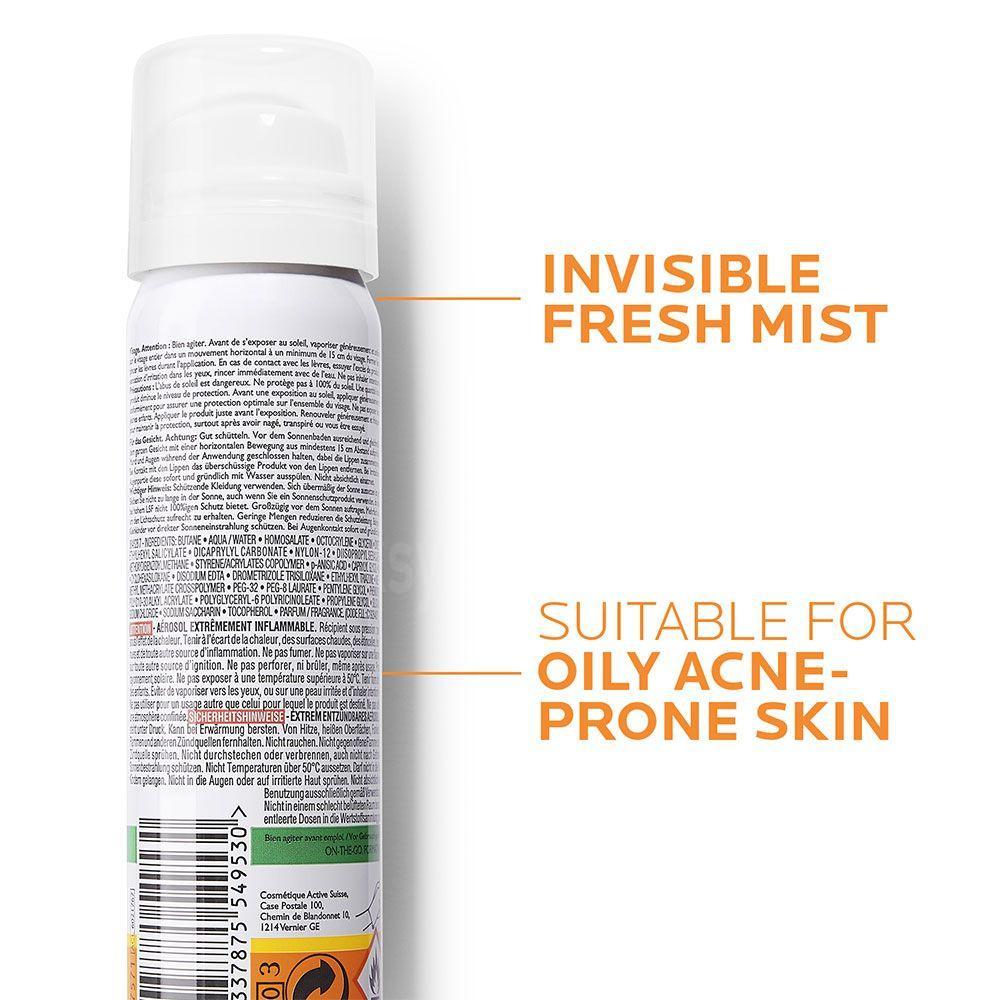 LRP ANTHELIOS SPF50 INVISIBLE SPRAY A/SHINE 75ML(FM0019177) 2