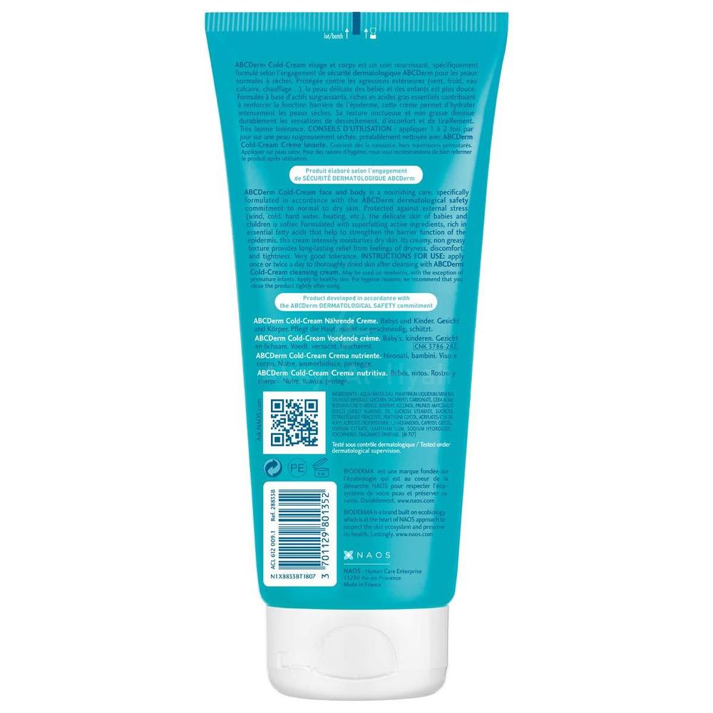 BIODERMA ABC DERM COLD CREAM BODY 200ML #BIO120 1