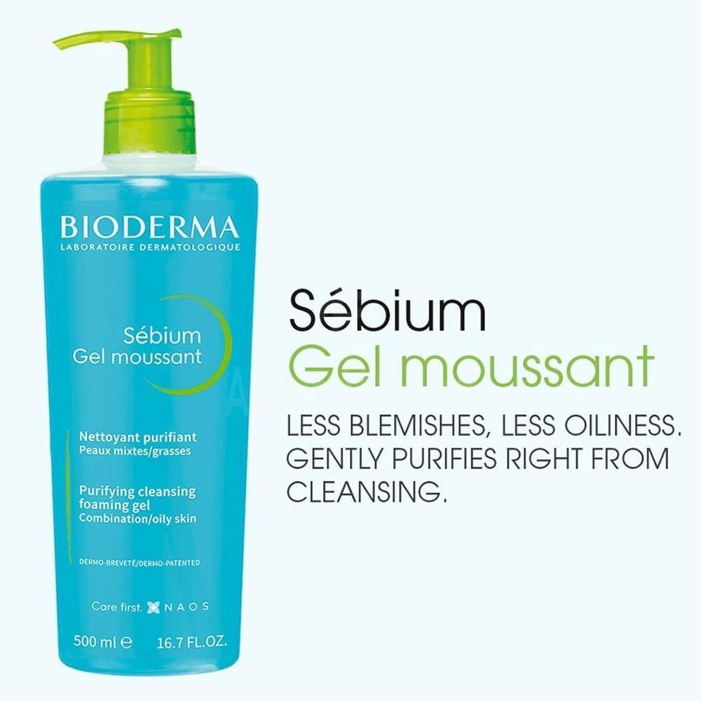BIODERMA SEBIUM MOUSSANT FOAMING GEL 500 ML #BIO75 4