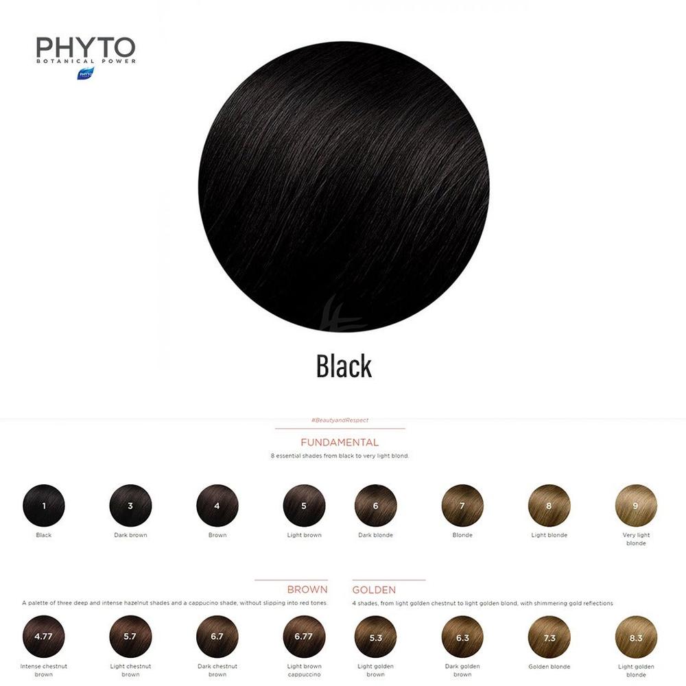 PHYTO COLOR 01 BLACK 5