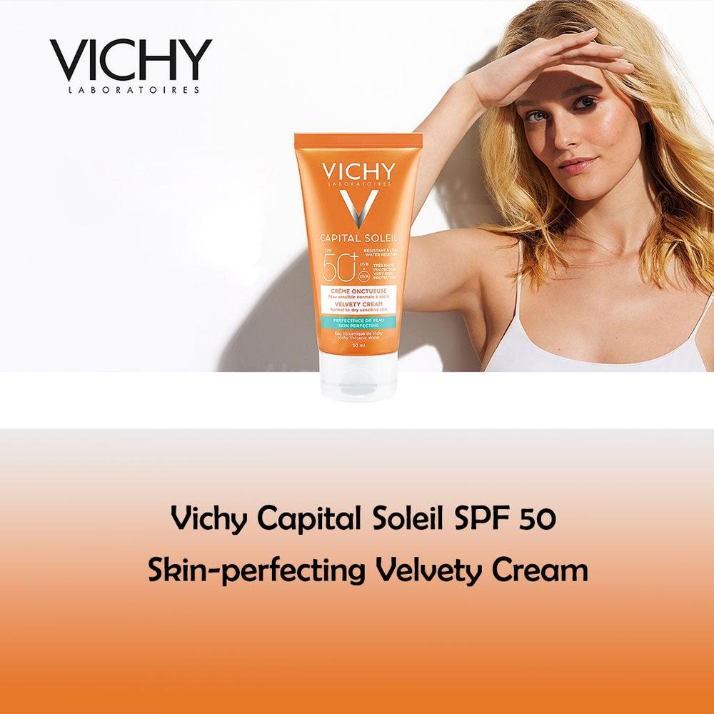 VICHY CAPITAL SOLEIL VELVETY CREAM SPF50 50ML #FM0002429 4