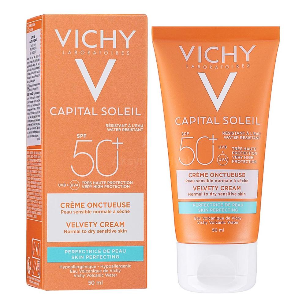 VICHY CAPITAL SOLEIL VELVETY CREAM SPF50 50ML #FM0002429 1