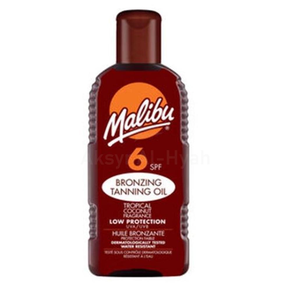MALIBU SPF6 BRONZING TANNING OIL 200ML #13529