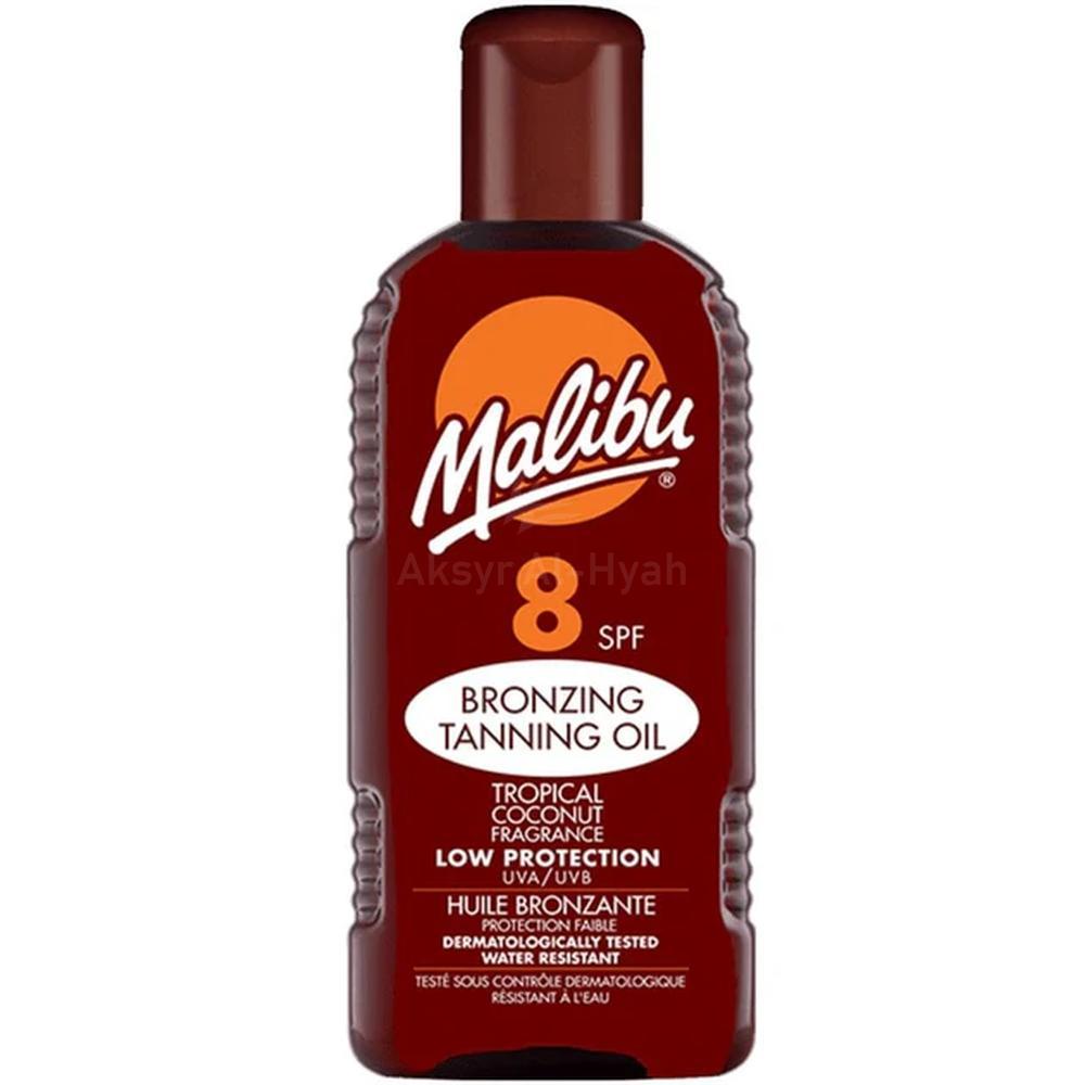 MALIBU SPF8 BRONZING TANNING OIL 200ML