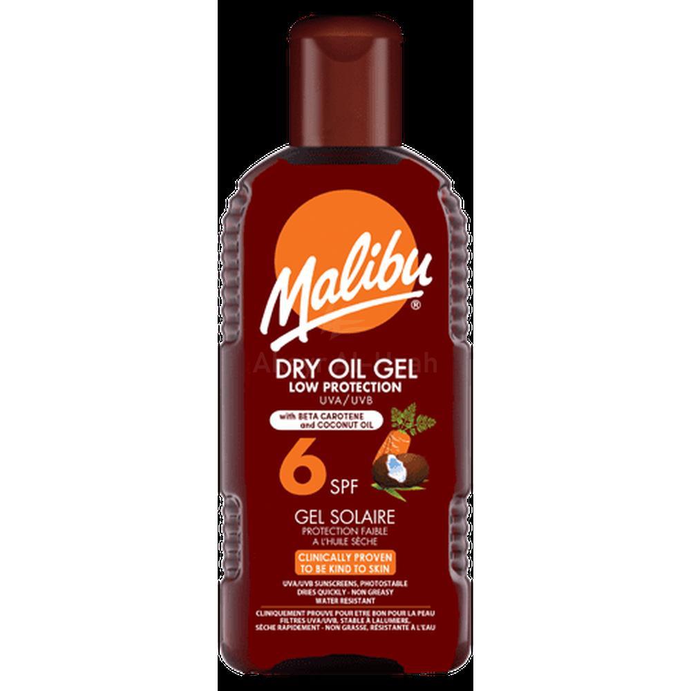 MALIBU SPF6 DRY OIL GEL WITH CAROTENE 200ML