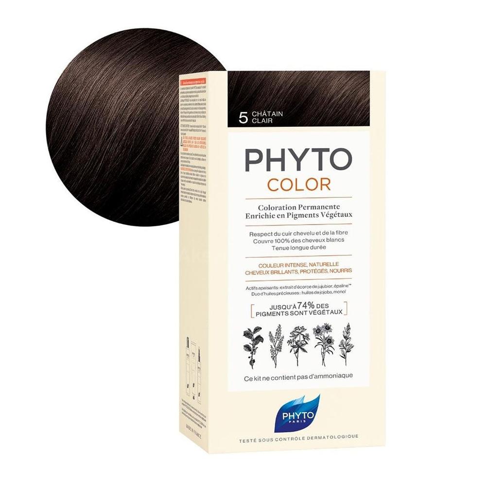 PHYTO COLOR 05 LIGHT BROWN 4