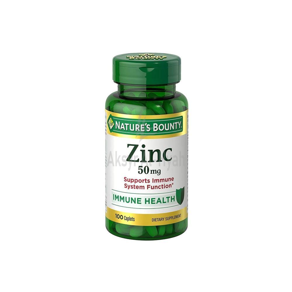 NAT.BOUNTY CHELATED ZINC 50MG CAP 100'S