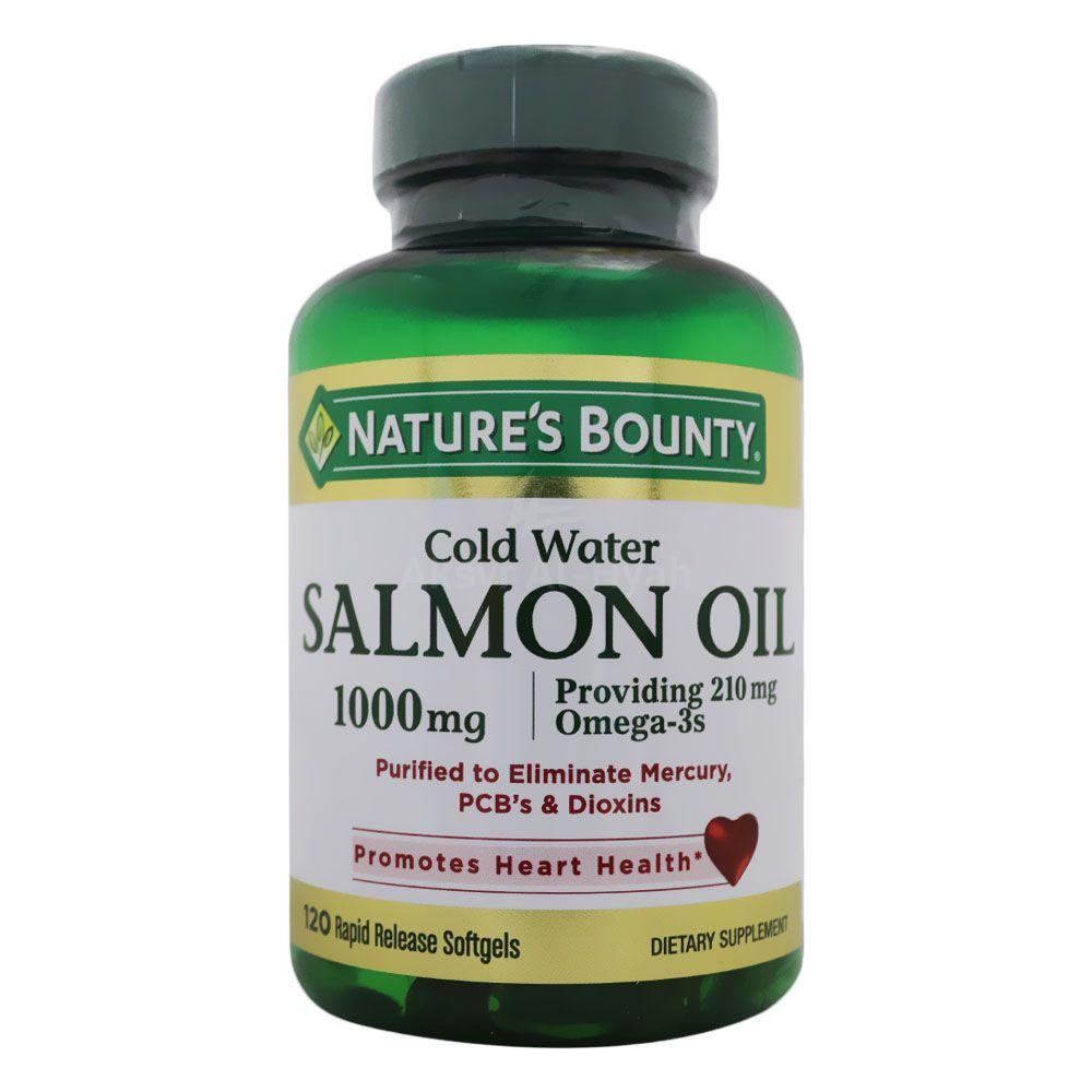 NAT.BOUNTY CW SALMON OIL 1000MG W/OMEGA 210MG 120'S