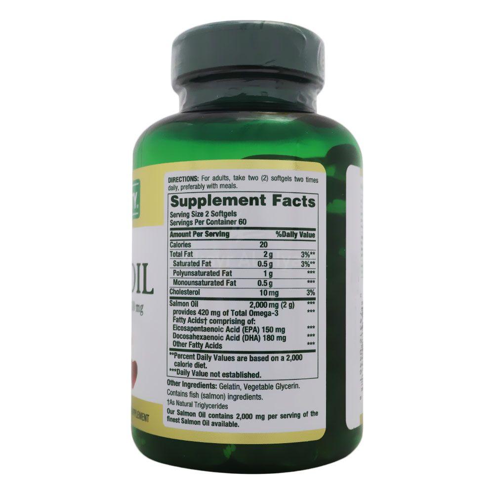 NAT.BOUNTY CW SALMON OIL 1000MG W/OMEGA 210MG 120'S 2