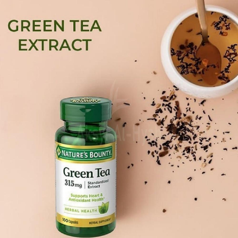NAT.BOUNTY GREEN TEA EXT.315MG CAP 100'S