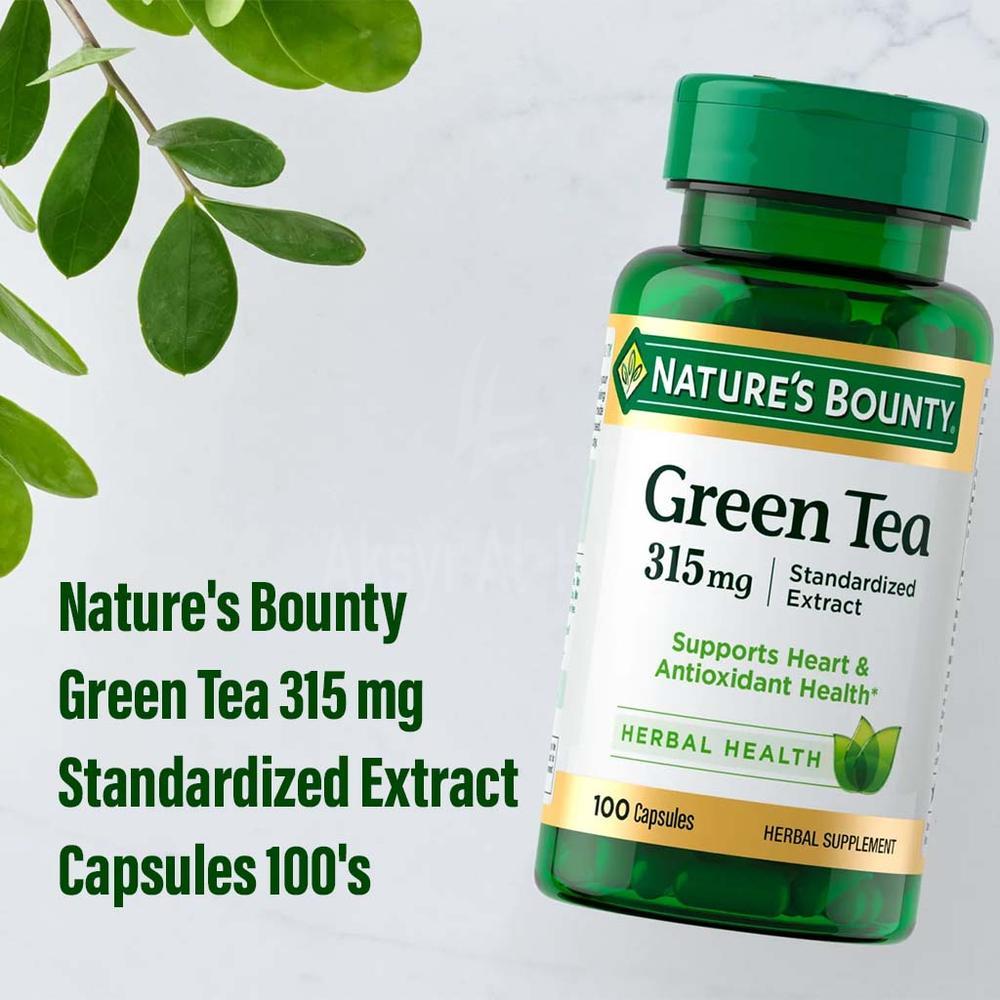 NAT.BOUNTY GREEN TEA EXT.315MG CAP 100'S