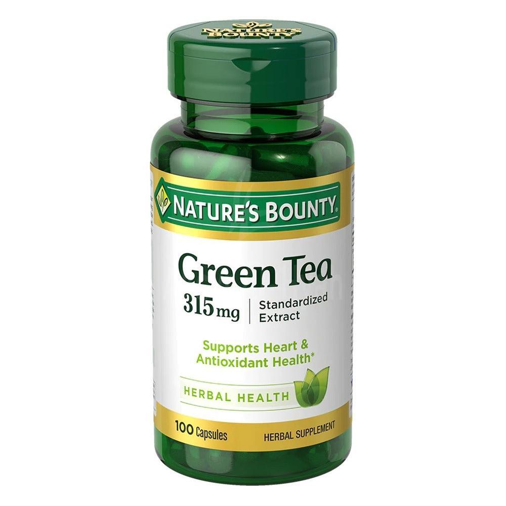NAT.BOUNTY GREEN TEA EXT.315MG CAP 100'S