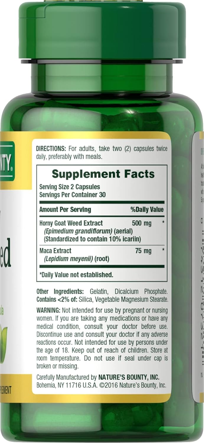 NAT.BOUNTY HORNY GOAT WEED/WITH MACA 60'S 1