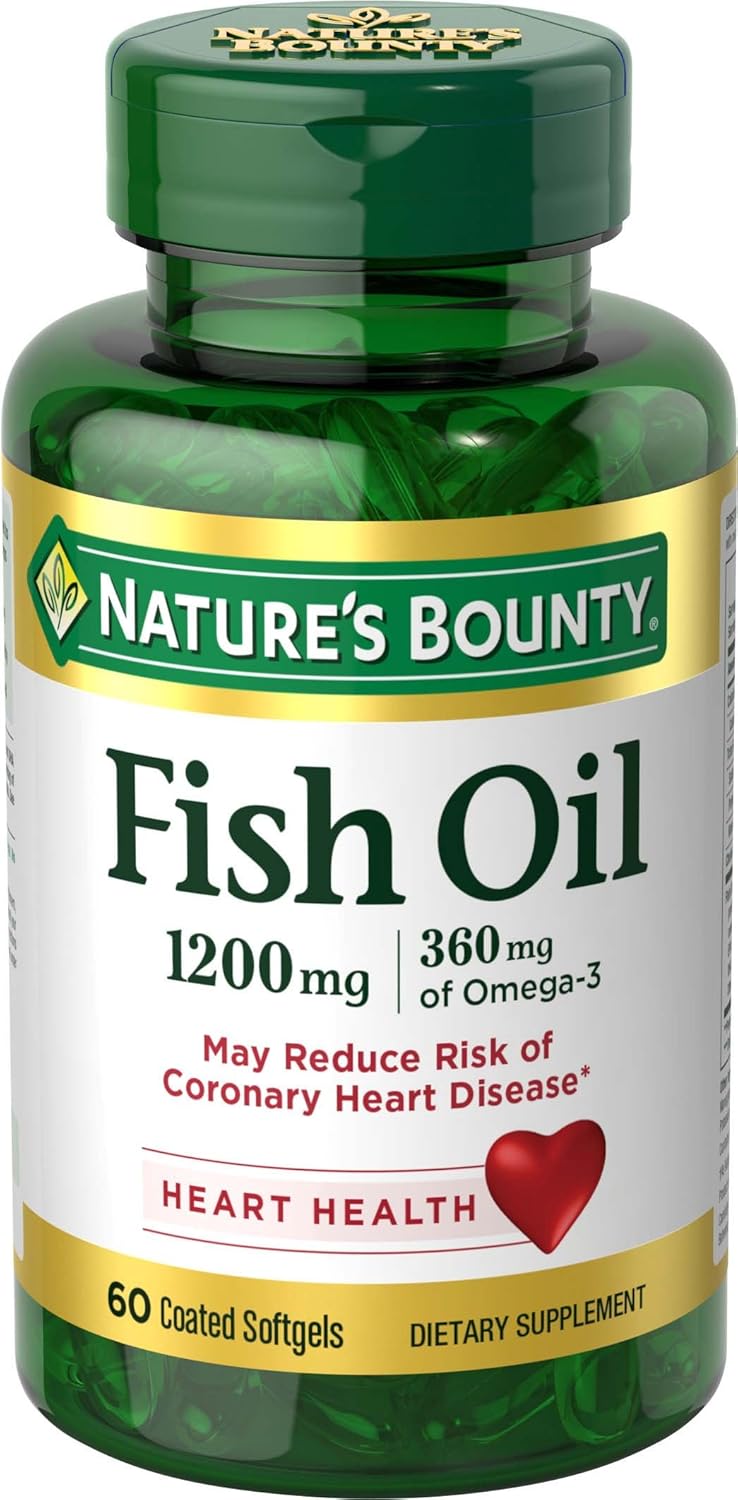 NAT.BOUNTY FISH OIL 1200MG/OMEGA-3 60'S