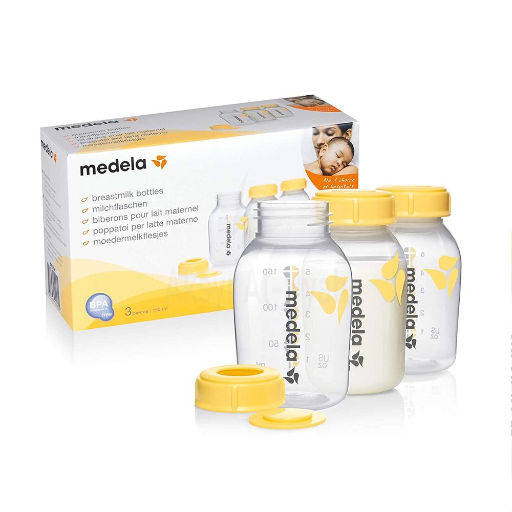 MEDELA BREAST MILK BOTTLES150ML 3'S(13580)