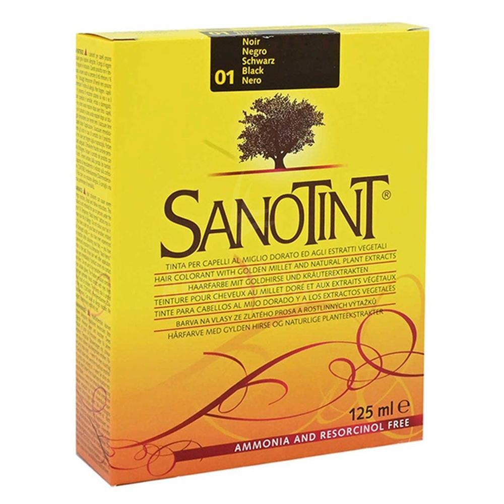 SANOTINT 01 BLACK H/COL. W/O AMMONIA 125ML