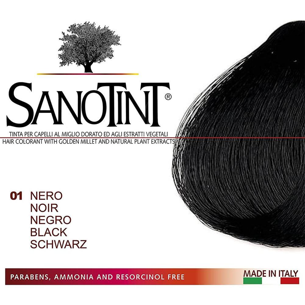SANOTINT 01 BLACK H/COL. W/O AMMONIA 125ML