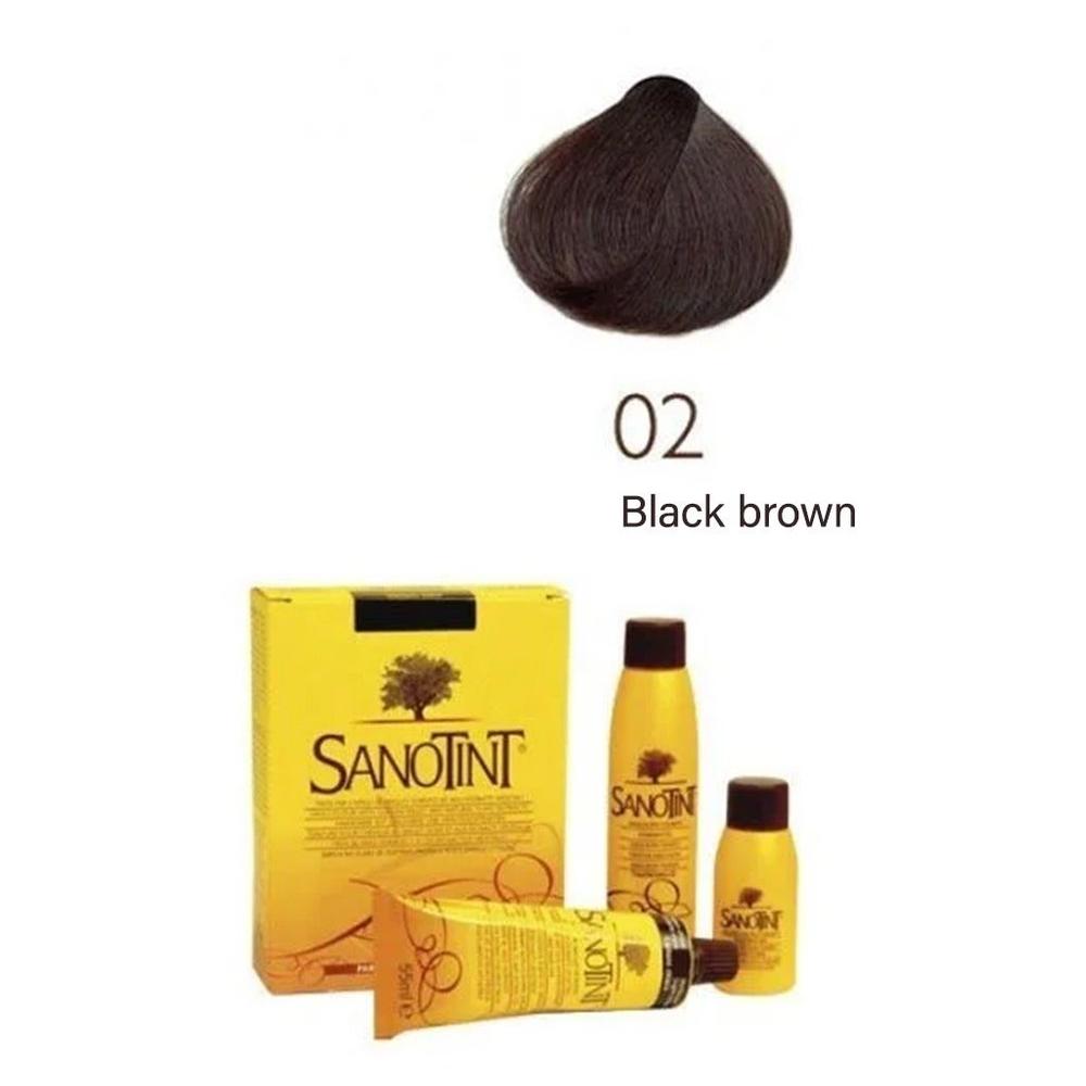 SANOTINT 02 BLACKBROWN W/O AMMONIA 125ML 7
