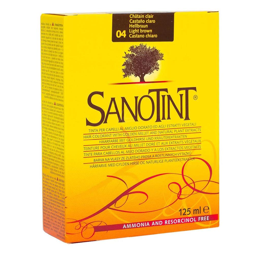 SANOTINT 04 LIGHT BROWN W/O AMMONIA 125ML 1