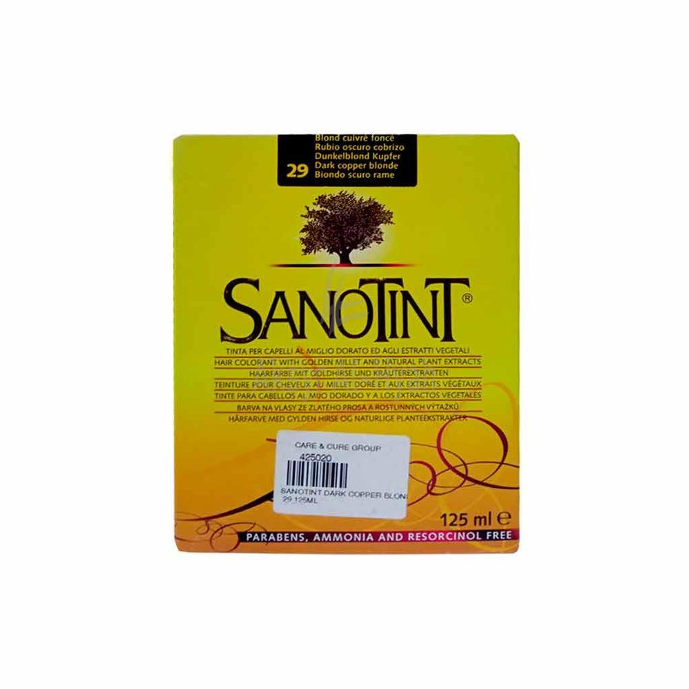 SANOTINT 29 DARK COPPER BLONDE W/O AMMONIA 125ML