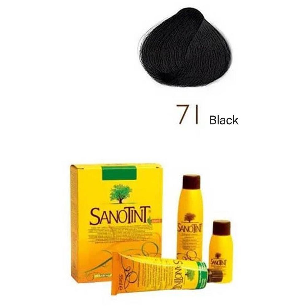 SANOTINT 71 BLACK NERO W/O AMMONIA 125ML 7