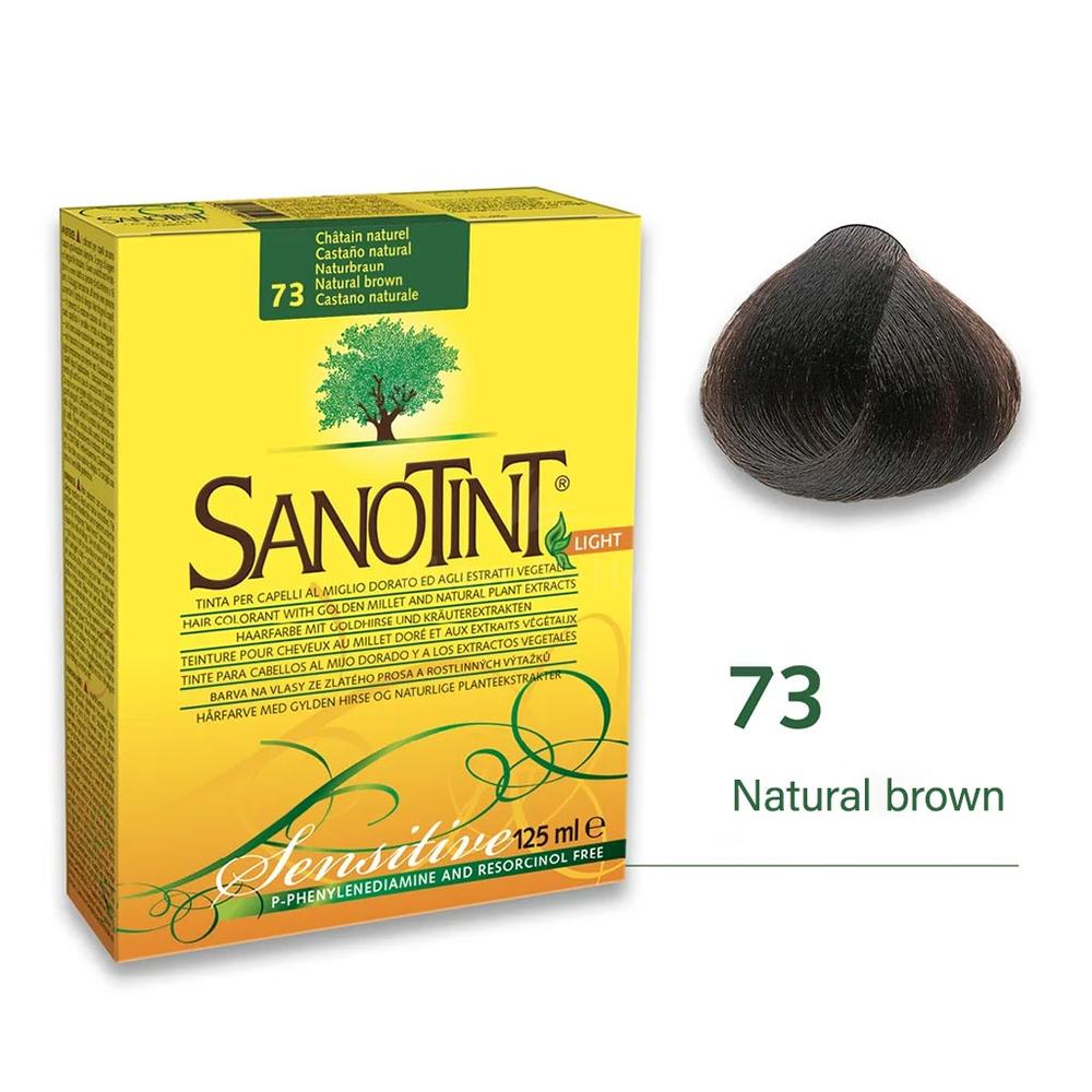 SANOTINT 73 NATURAL BROWN W/O PHENYLENEDIAMINE 125ML 2