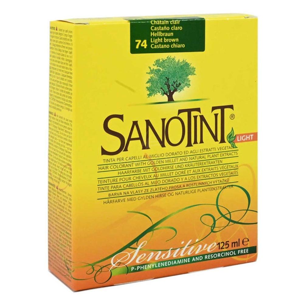 SANOTINT 74 LIGHT BROWN W/O PHENYLENEDIAMINE 125ML