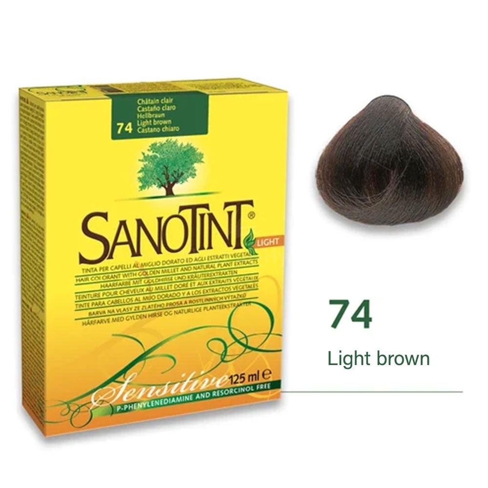 SANOTINT 74 LIGHT BROWN W/O PHENYLENEDIAMINE 125ML 2