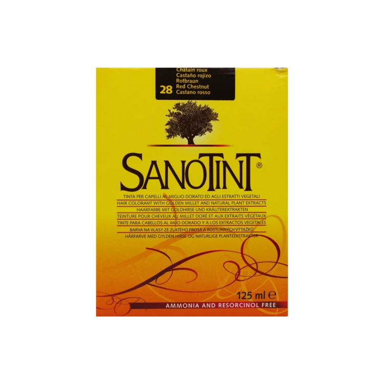 SANOTINT 28 RED CHESTNUT W/O AMMONIA 125ML