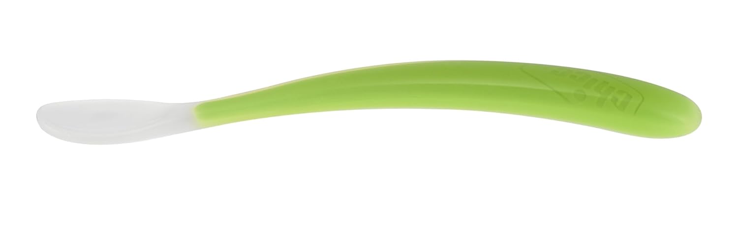 CHICCO SOFT SPOON 6M+ GREEN # 682851 2