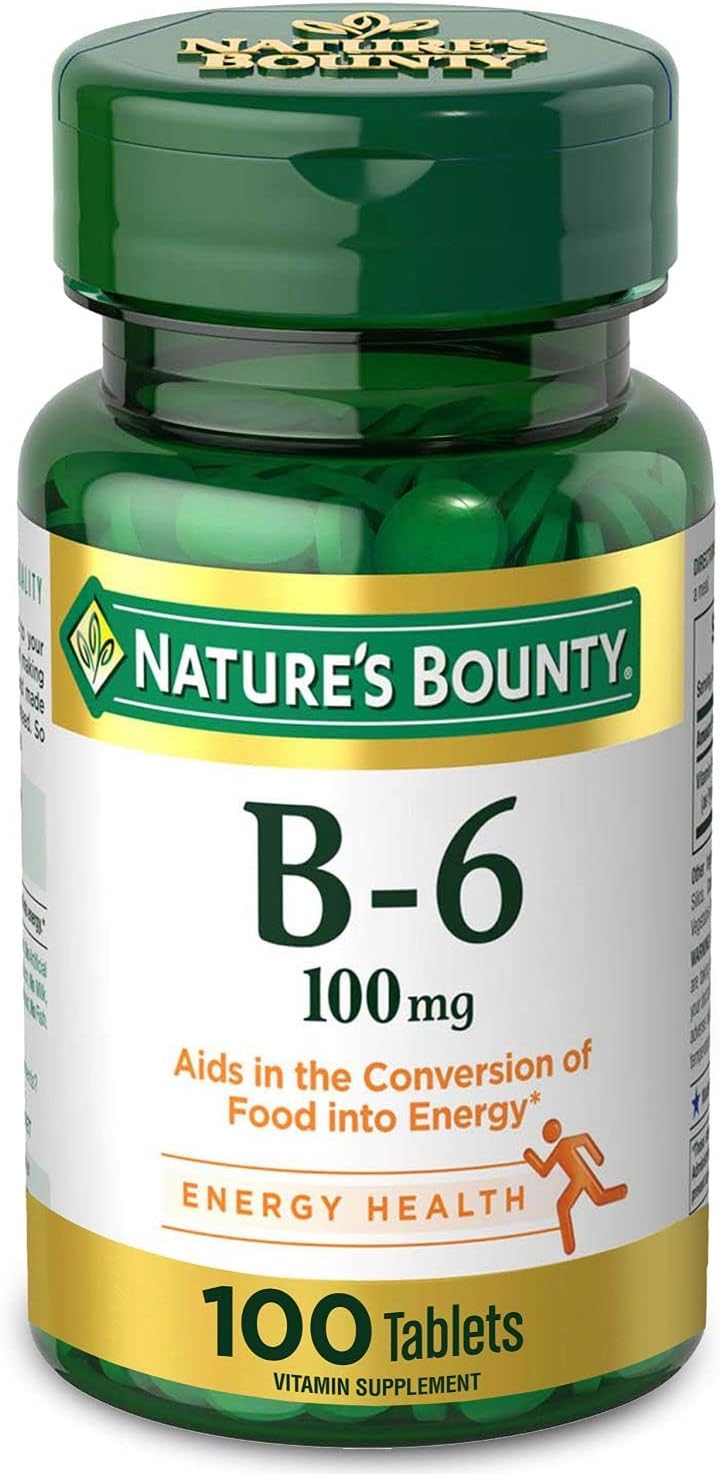 NAT.BOUNTY VIT.B6 100MG TAB 100'S