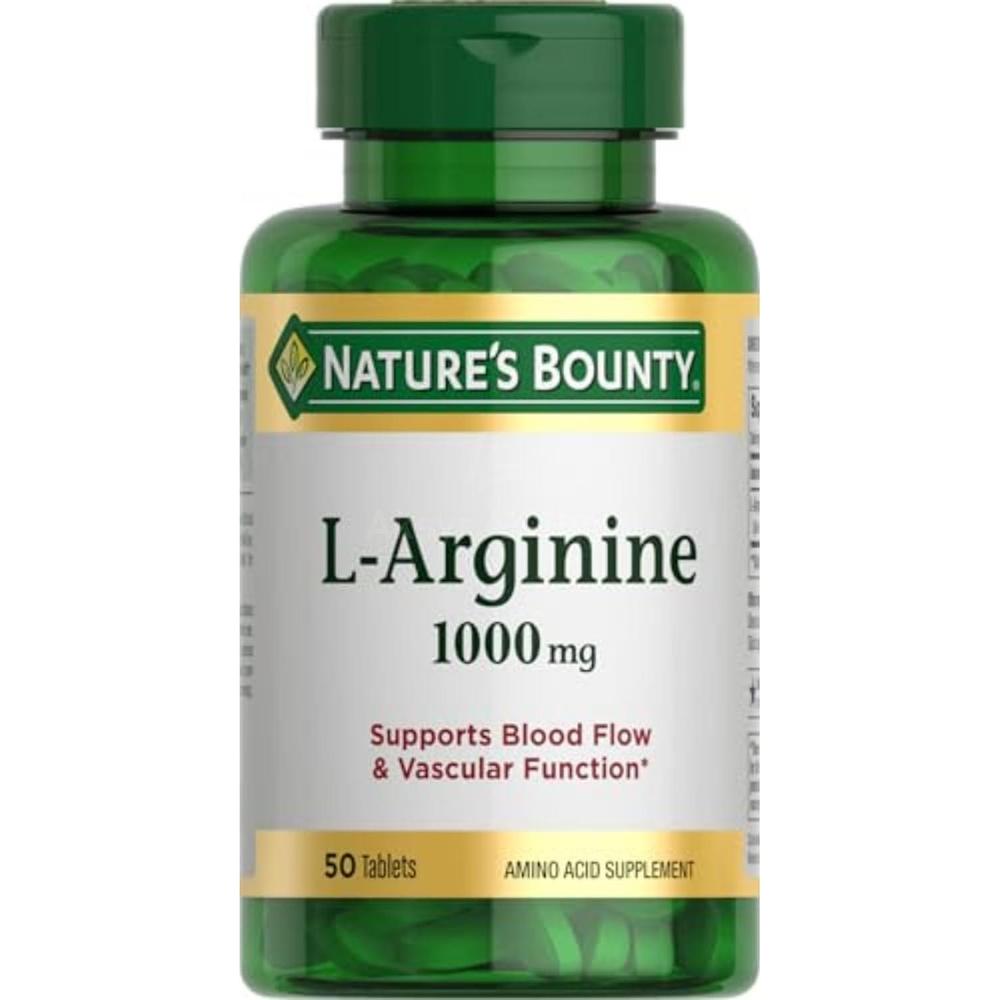 NAT.BOUNTY L-ARGININE 1000MG TAB 50'S