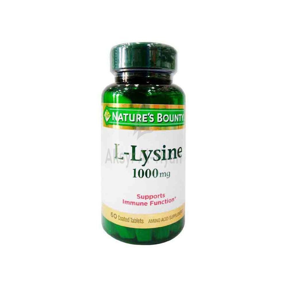 NAT.BOUNTY L-LYSINE1000MG TAB 60'S