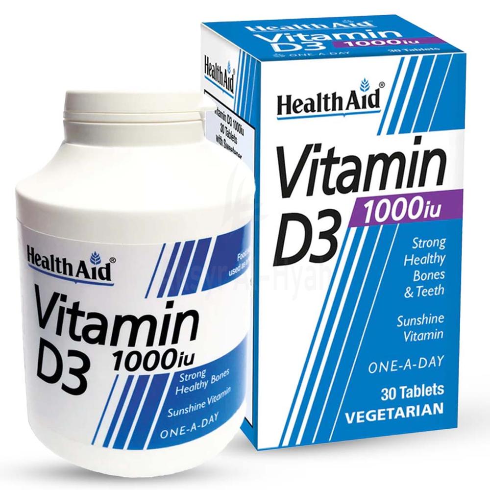 H/AID VITAMIN D3 1000 I.U. TAB 30'S