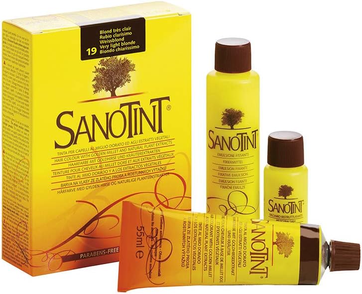 SANOTINT 19 VERY LIGHT BLONDE W/O AMMONIA 125ML