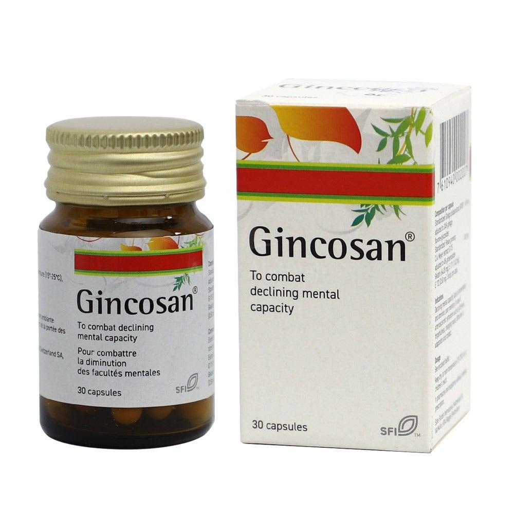 GINCOSAN CAPSULES 30'S