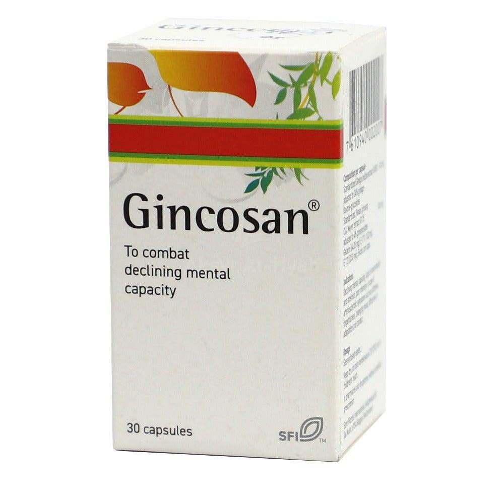 GINCOSAN CAPSULES 30'S