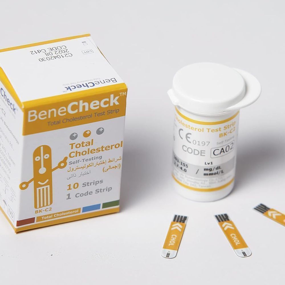 BENECHECK CHOLESTROL STRIPS 10'S