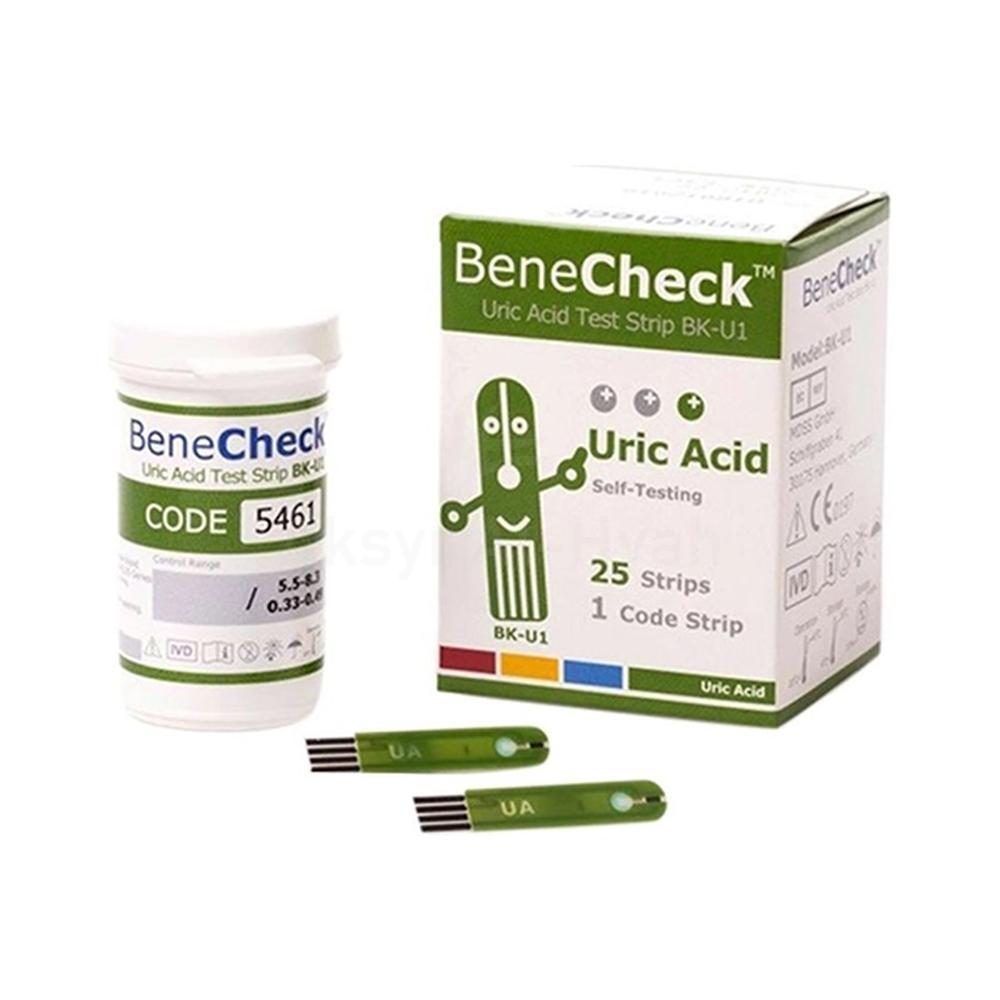 BENECHECK URIC ACID STRIPS 25'S