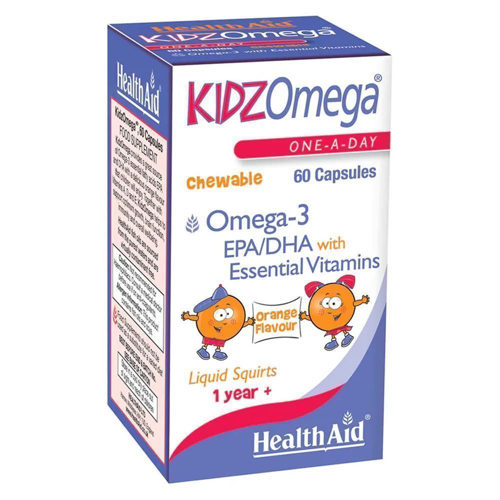 H/AID KIDS OMEGA CHEWABLE CAP 60'S