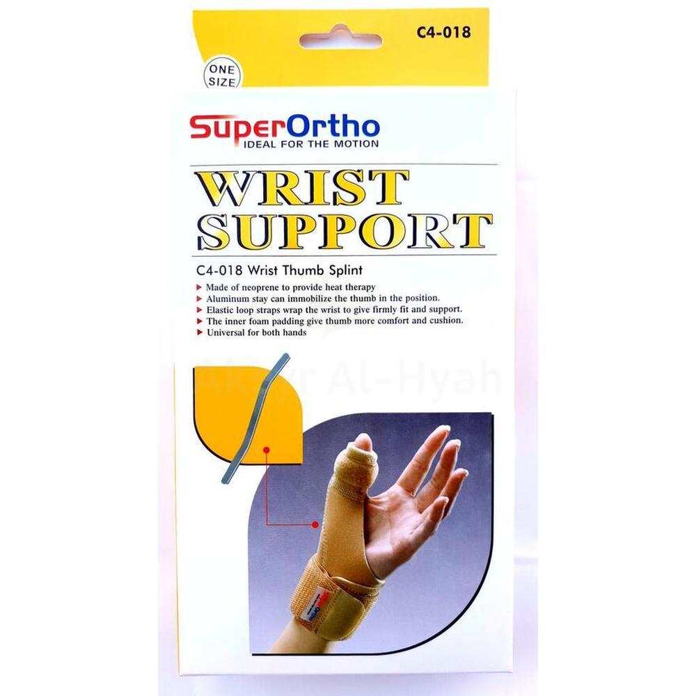 SO(C4-018) WRIST SUPPORT W/THUMB SPLINT