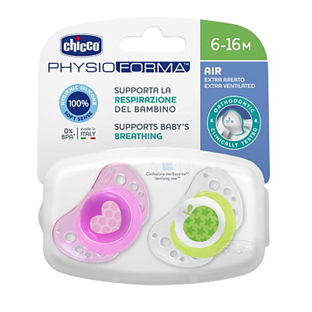 CHICCO PHYSIO AIR 6-16M SIL.SOOTHER 2'S#7503221 1