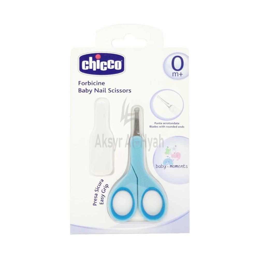 CHICCO BABY NAIL SCISSORS LIGHT BLUE # 59122