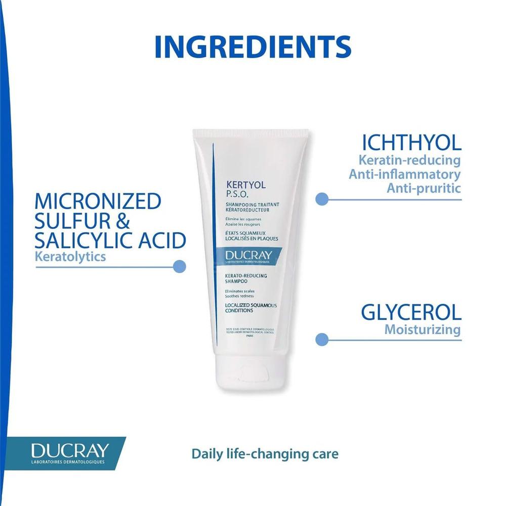 DUCRAY KERTYOL PSO SHAMPOO 200ML(573848) 2