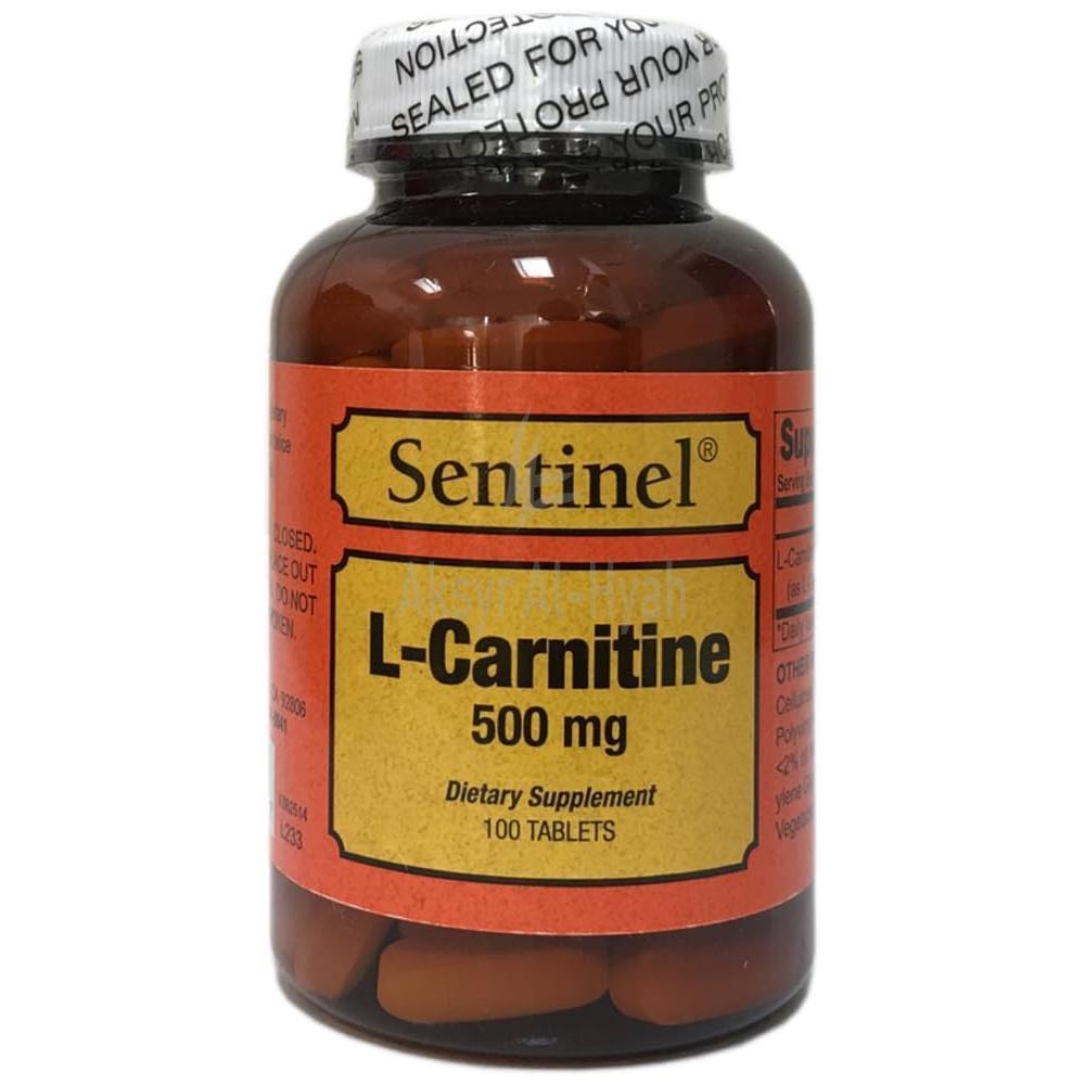 SENTINEL L-CARNITINE 500MG TAB 100'S