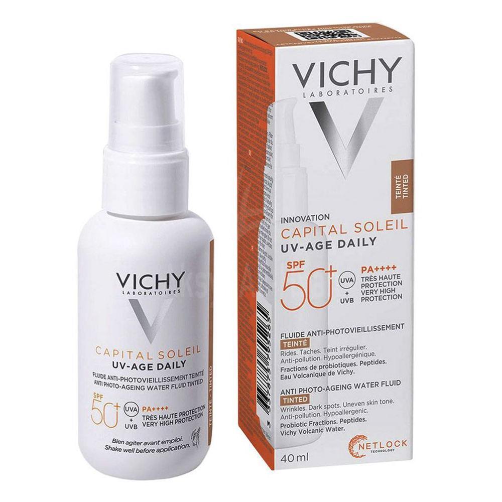 VICHY CAP.SOL.UV-AGE DAILY SPF50 TINTED FLUID 40ML(FM025817)