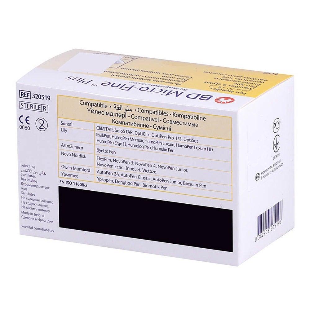BD MICROFINE PLUS PEN NEEDLE 30G 8MM 1