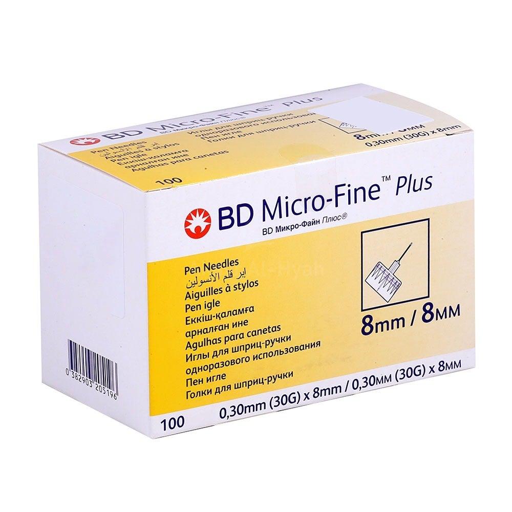 BD MICROFINE PLUS PEN NEEDLE 30G 8MM